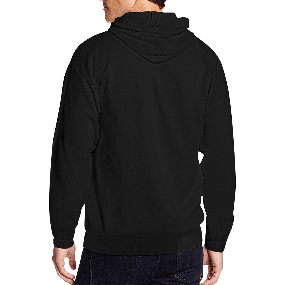 Classic Zip Black Hoodie