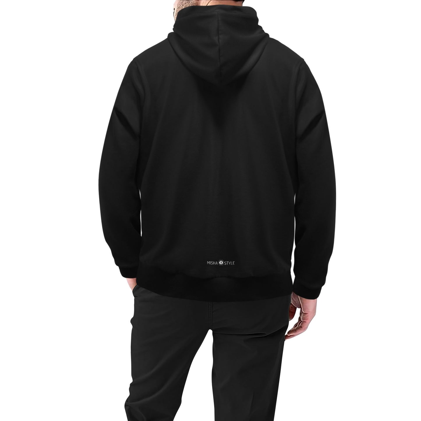 High Neck Pullover Hoodie for Men  H24