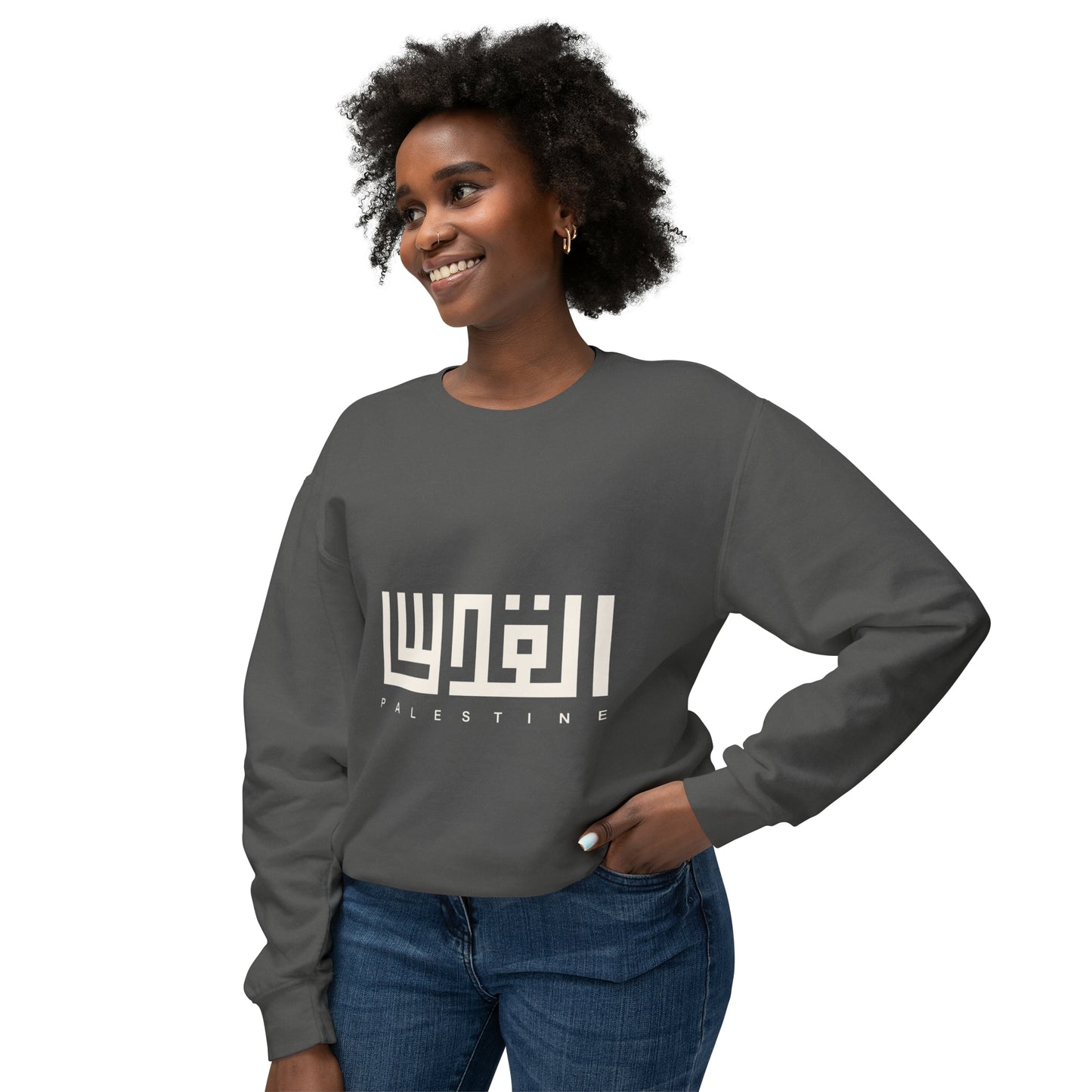 Relaxed Fit Lightweight Crewneck Sweatshirt