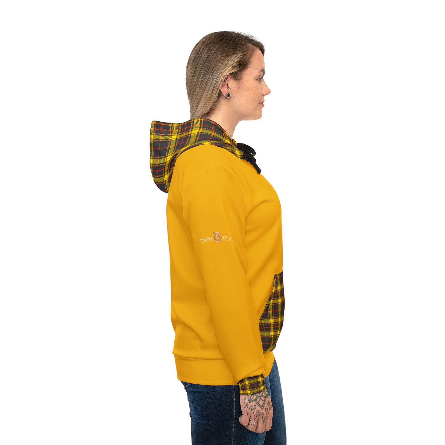 Orange Yellow Black Athletic Feldgrau Hoodie