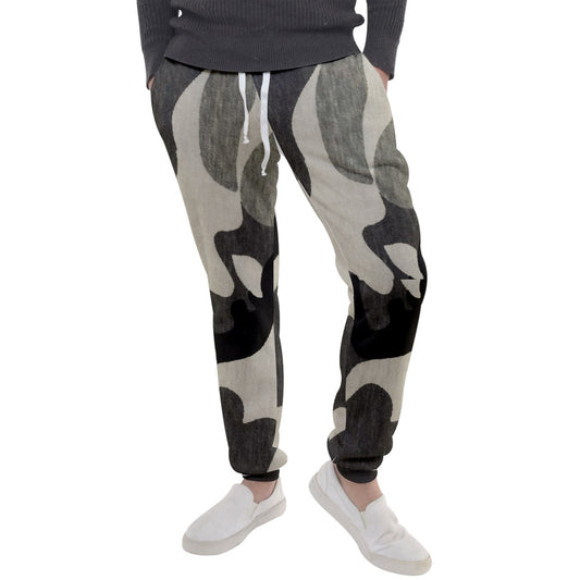 camouflage Military Men's Jogger Sweatpants - Black Olive