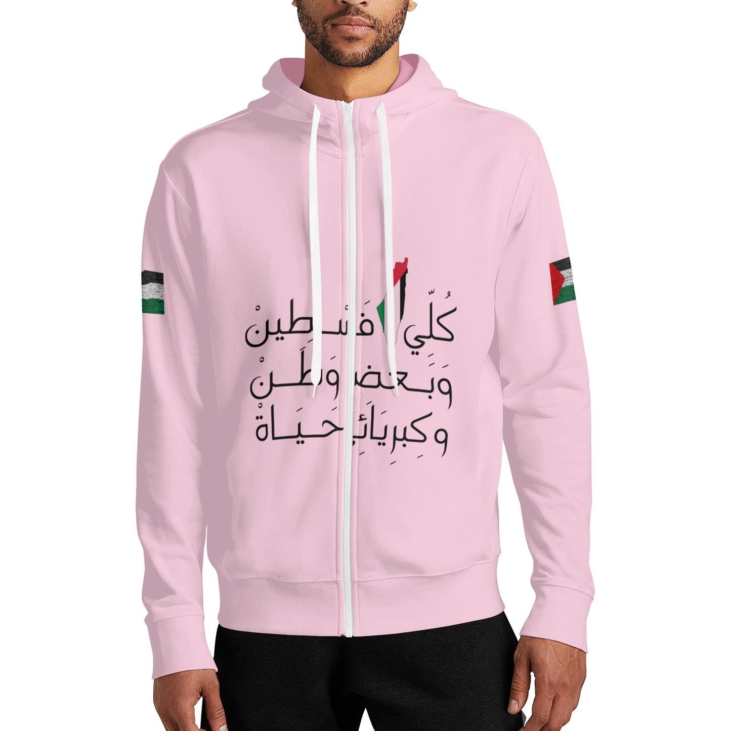 Full Zip Turtleneck Hoodie Streetwear