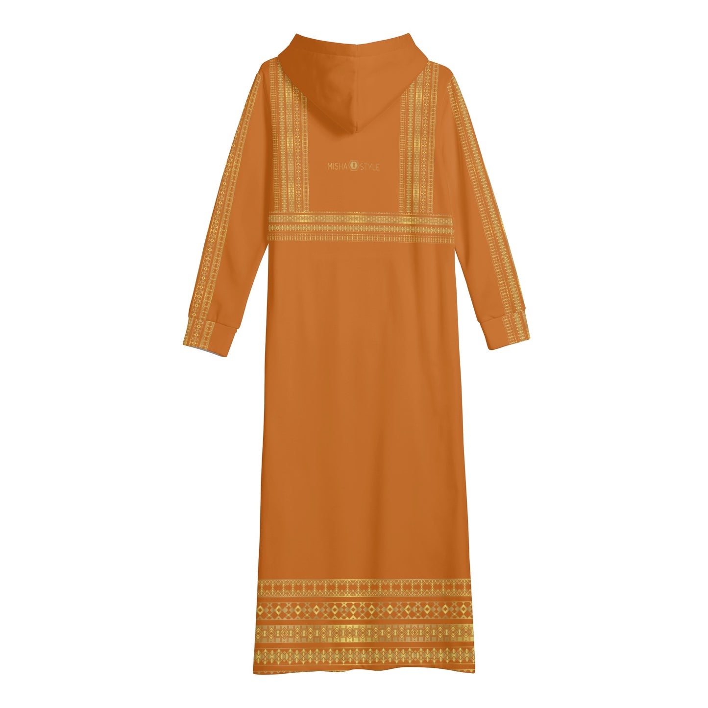 Peru Casual Long Hoodie Dress