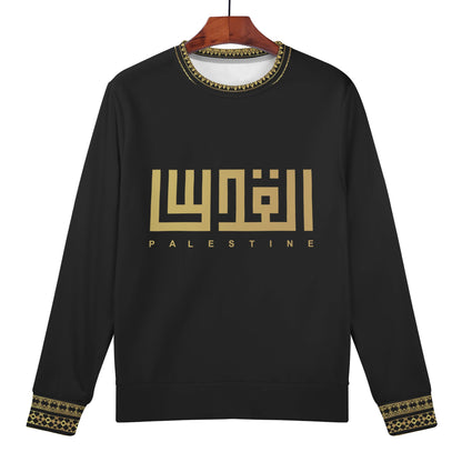 Soft Kids Word Black Sweater With Gift