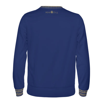 Kids Jerusalem Word Sweater - Velvet Navy