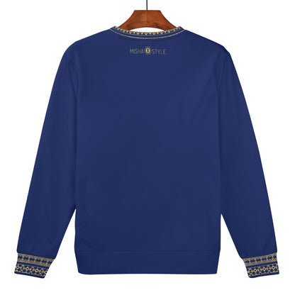 Kids Jerusalem Word Sweater - Velvet Navy