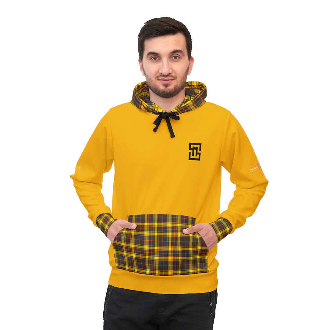 Orange Yellow Black Athletic Feldgrau Hoodie