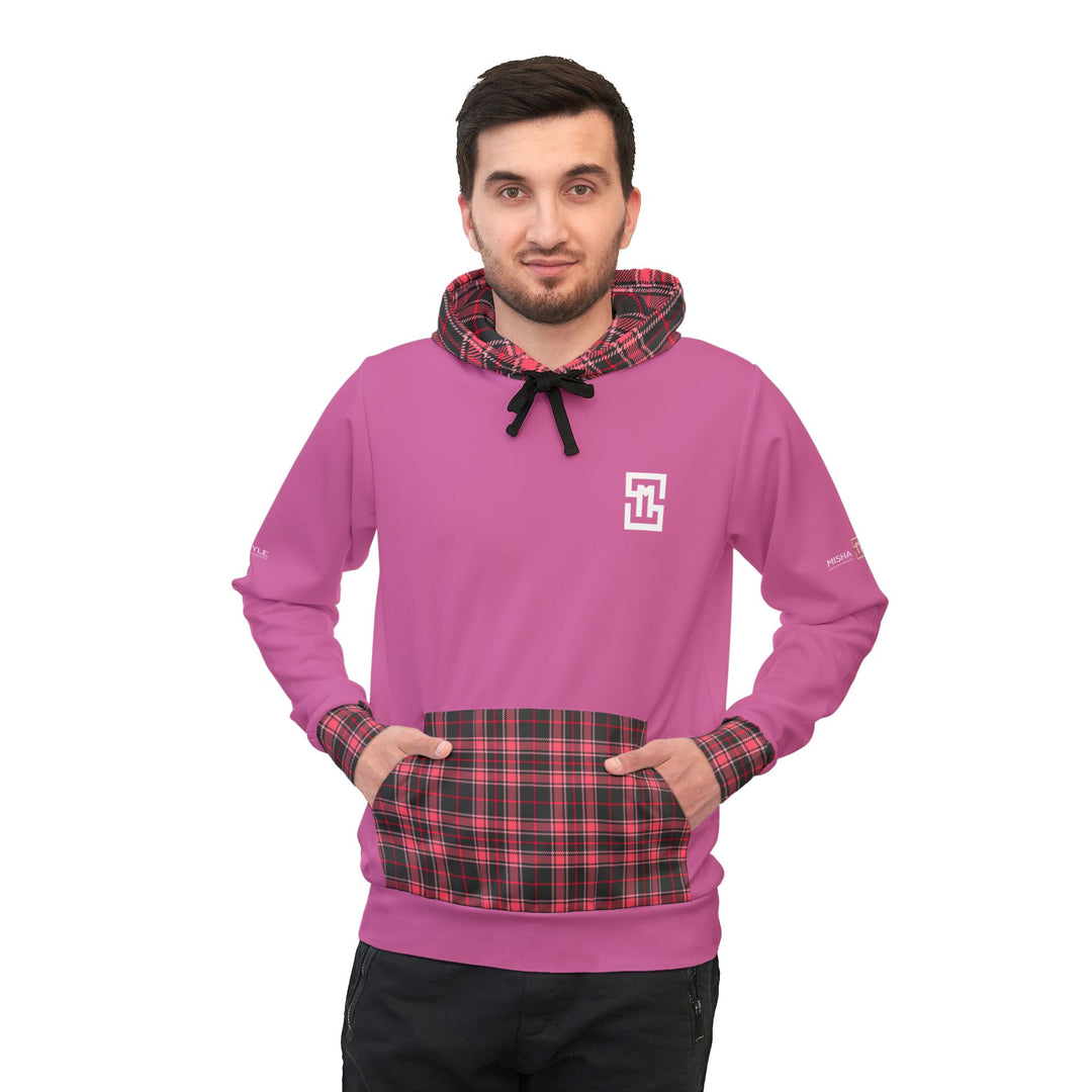 Pink Black Athletic Feldgrau Hoodie