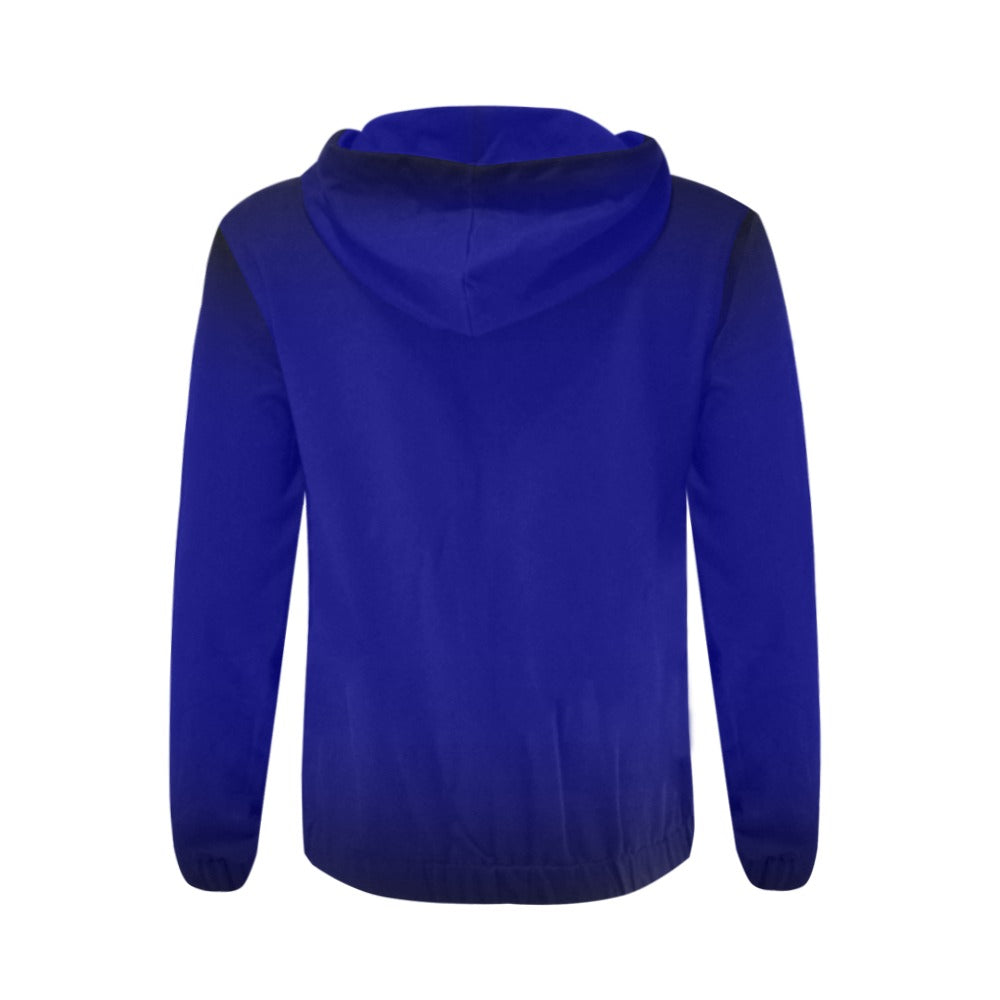 Classic Zip Royal Blue Hoodie