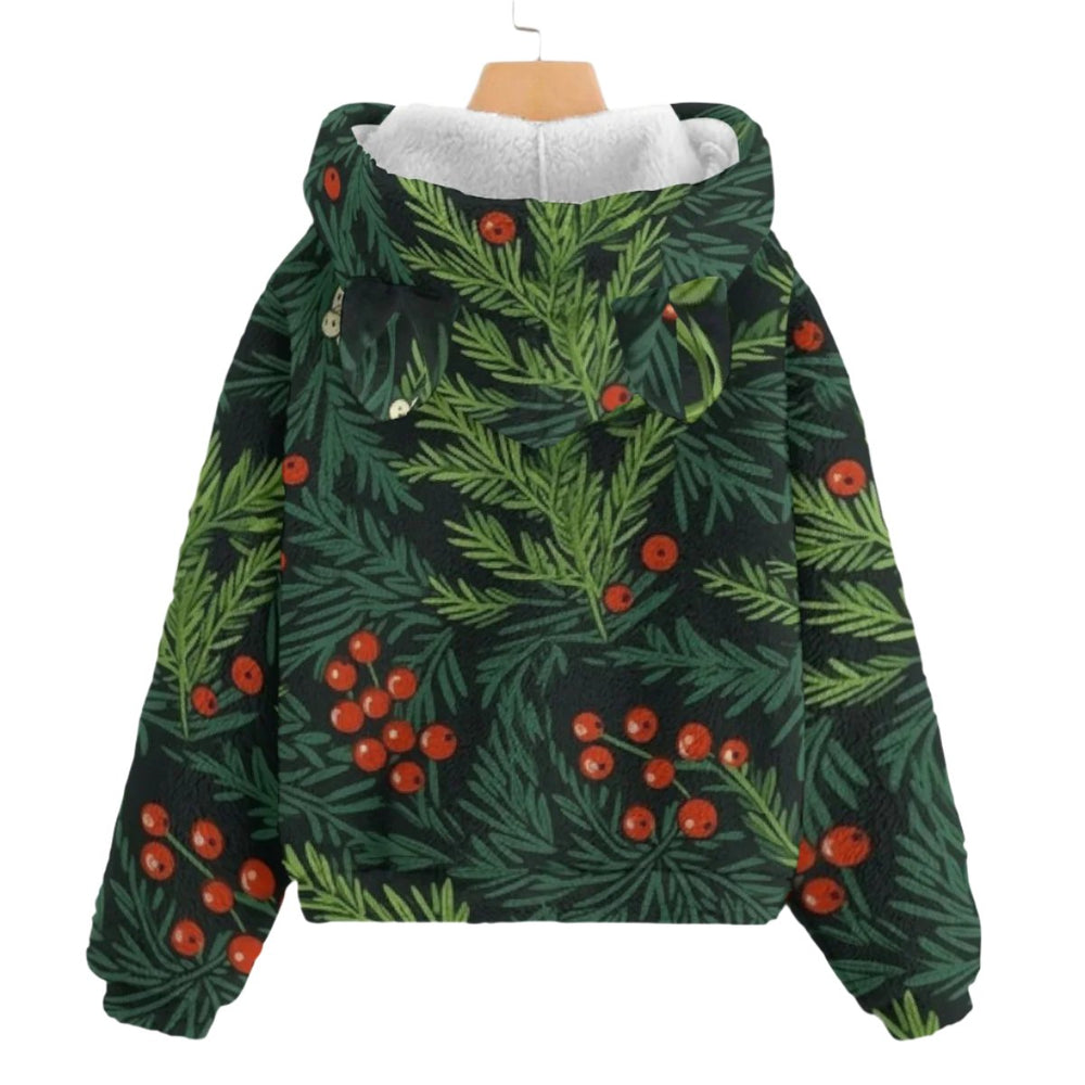 Forest Kid’s Borg Fleece Sweatshirt With Ear