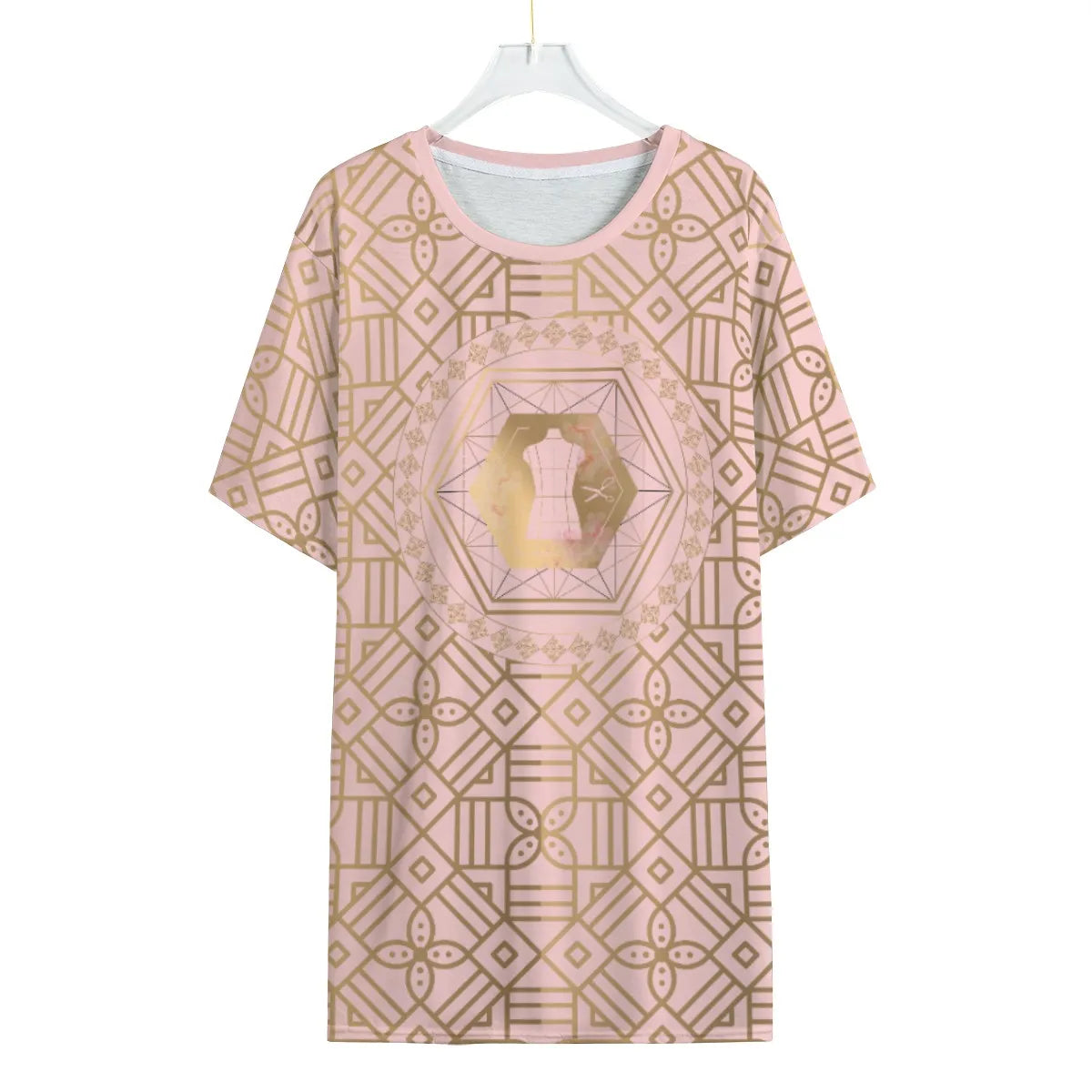 Decoration Misha Men's O-Neck T-Shirt - Rose Gold