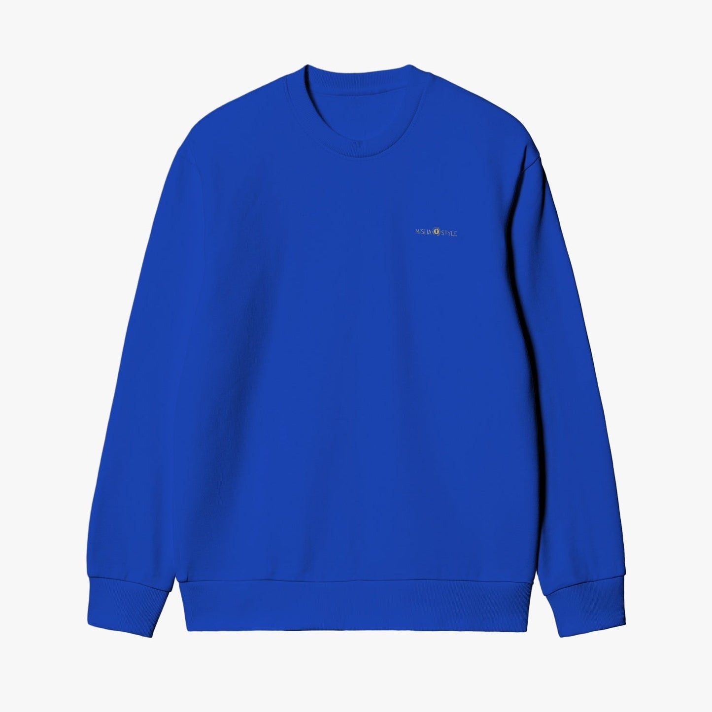 Unisex Garment-Dyed Navy Blue Sweatshirt