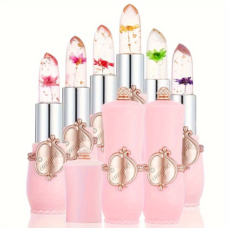 Flower Jelly Waterproof Lip Balm 1 Set