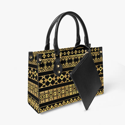 Decoration  Long Strap and Inner Tote Bag - Black