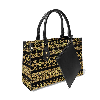 Decoration  Long Strap and Inner Tote Bag - Black