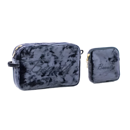 Luxury Velvet Makeup Bags Set