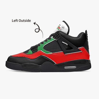 Save Palestine Basketball Sneakers -Black Sole