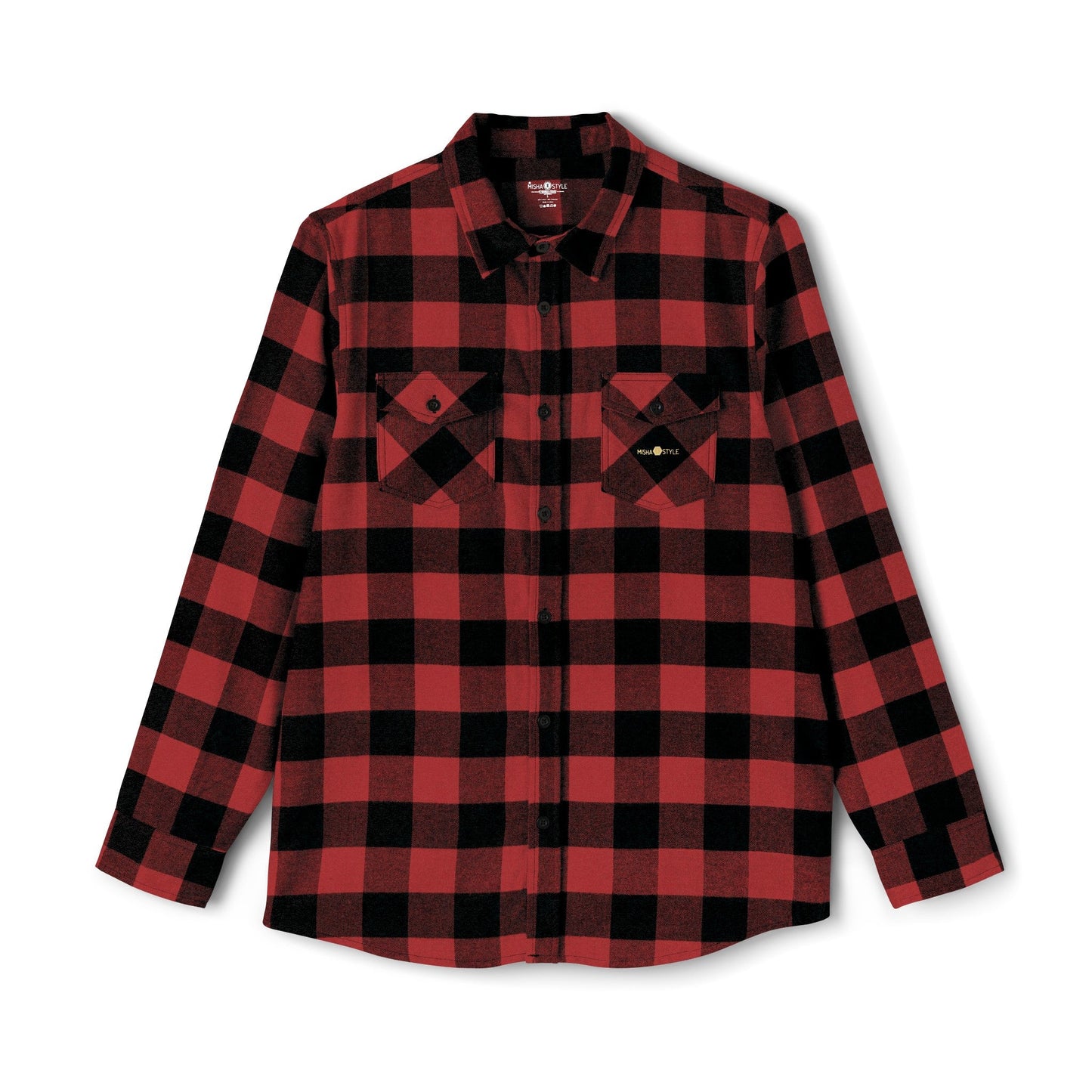 Red Plaid Women Luxury Flannel Shirt