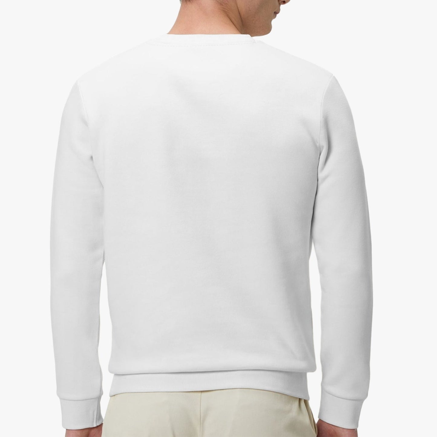 Unisex Garment-Dyed White Sweatshirt