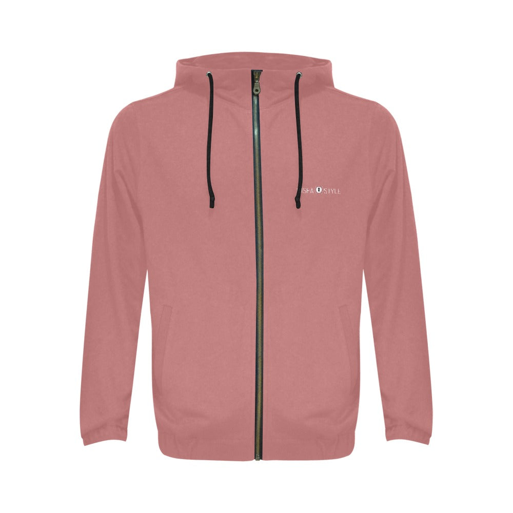 Classic Zip IndianRed Hoodie