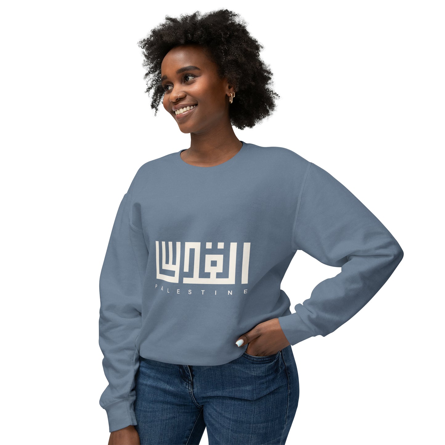 Relaxed Fit Lightweight Crewneck Sweatshirt