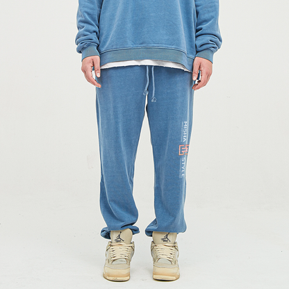 Super Heavyweight State Blue Washed Baggy Sweatpants