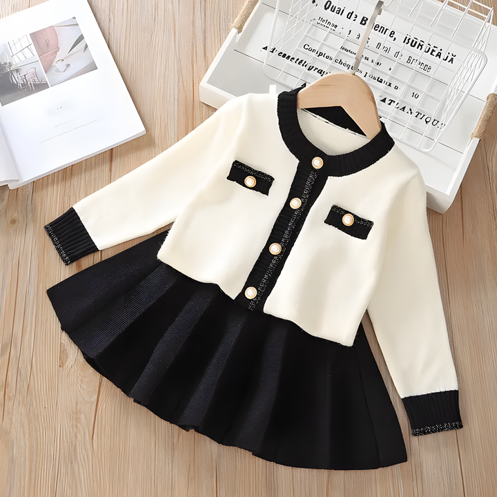 Girls Cute Thick Warm Dress Suit