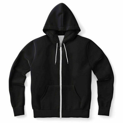 Faith Athletic Zip-Up Black Hoodie