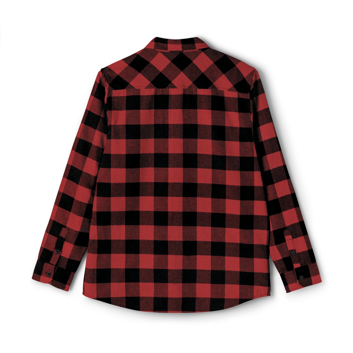 Red Plaid Men Luxury Flannel Shirt