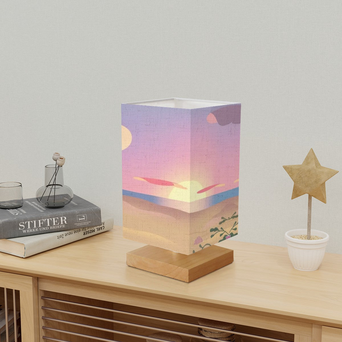 The Sea Show Square Table Lamp