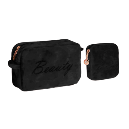 Luxury Velvet Makeup Bags Set