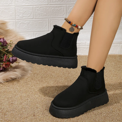 2PCS Cozy Height Increasing Ankle Thick-Soled Boots