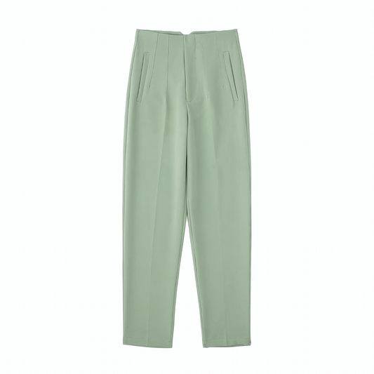 2 PCS Anti Wrinkle Sustainable Official Green Suit Trousers