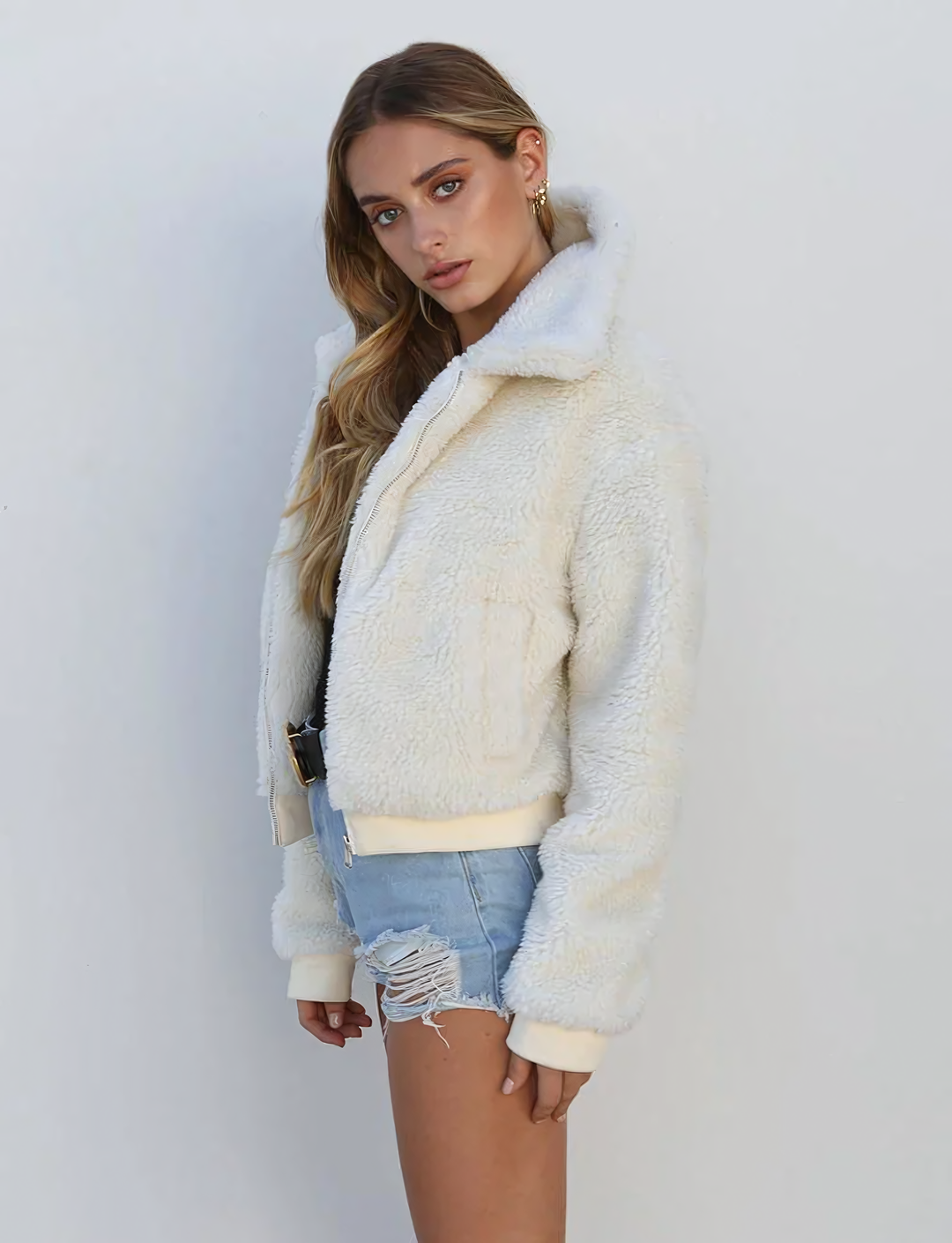 Cardigan Warm Fluffy Long Sleeve Jackets