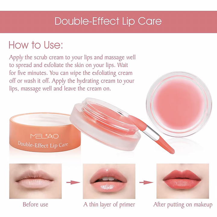 Long-Lasting  Strawberry Lip Scrub