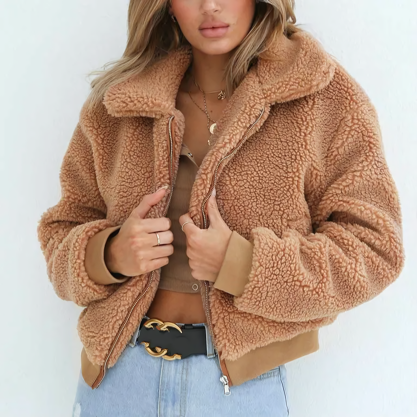 Cardigan Warm Fluffy Long Sleeve Jackets