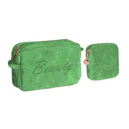 Luxury Velvet Makeup Bags Set