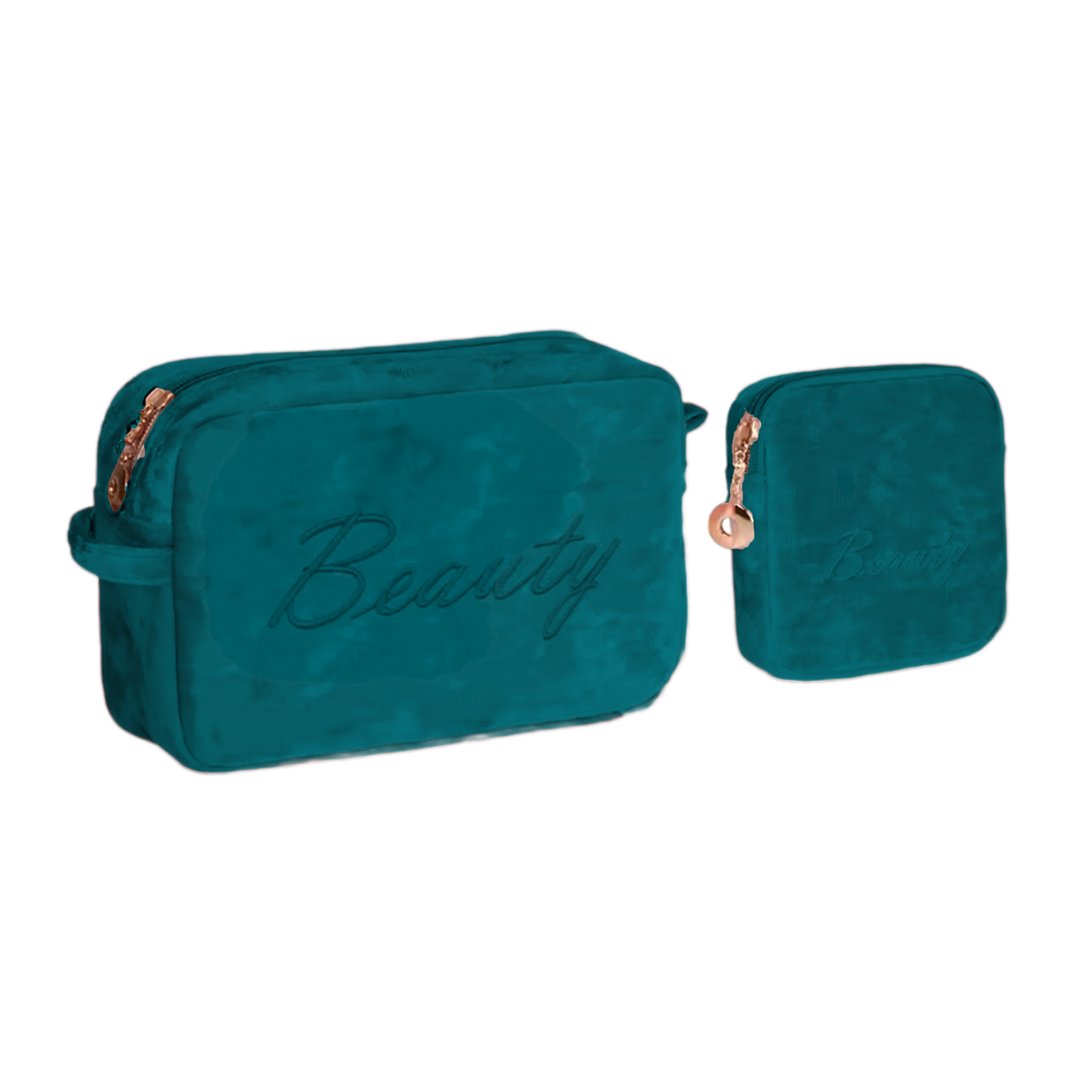 Luxury Velvet Makeup Bags Set