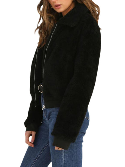 Cardigan Warm Fluffy Long Sleeve Jackets