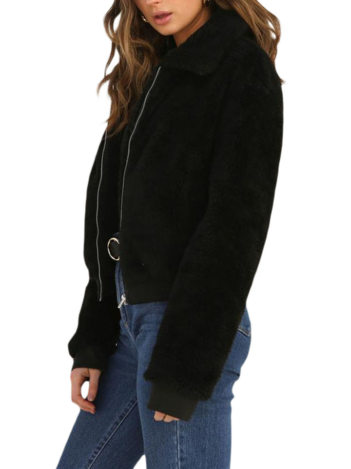 Cardigan Warm Fluffy Long Sleeve Jackets