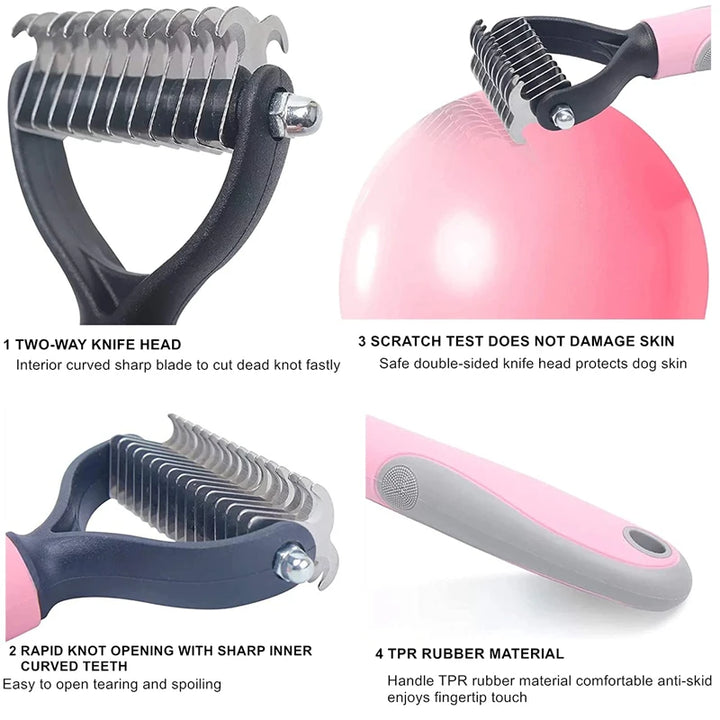 Grooming Tool For matted Long Hair Curly Pet