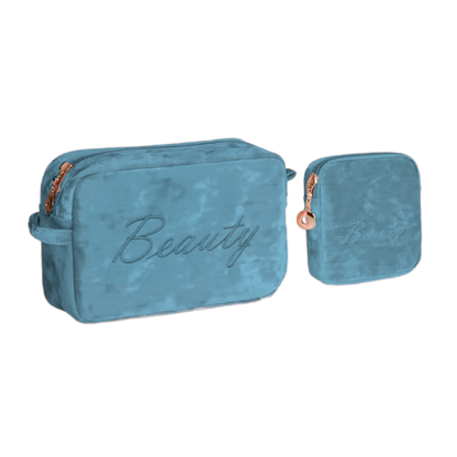 Luxury Velvet Makeup Bags Set