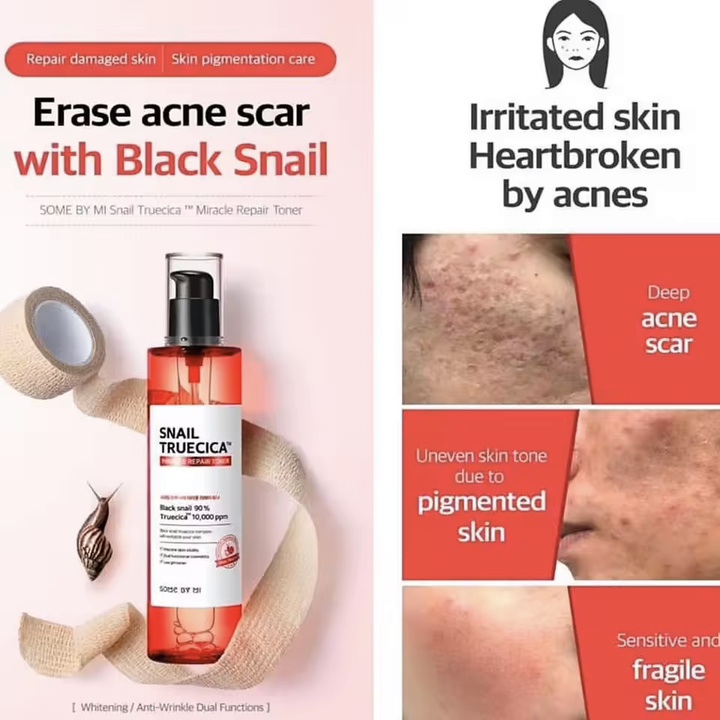 Anti-aging truecica Snail miracle repair Set