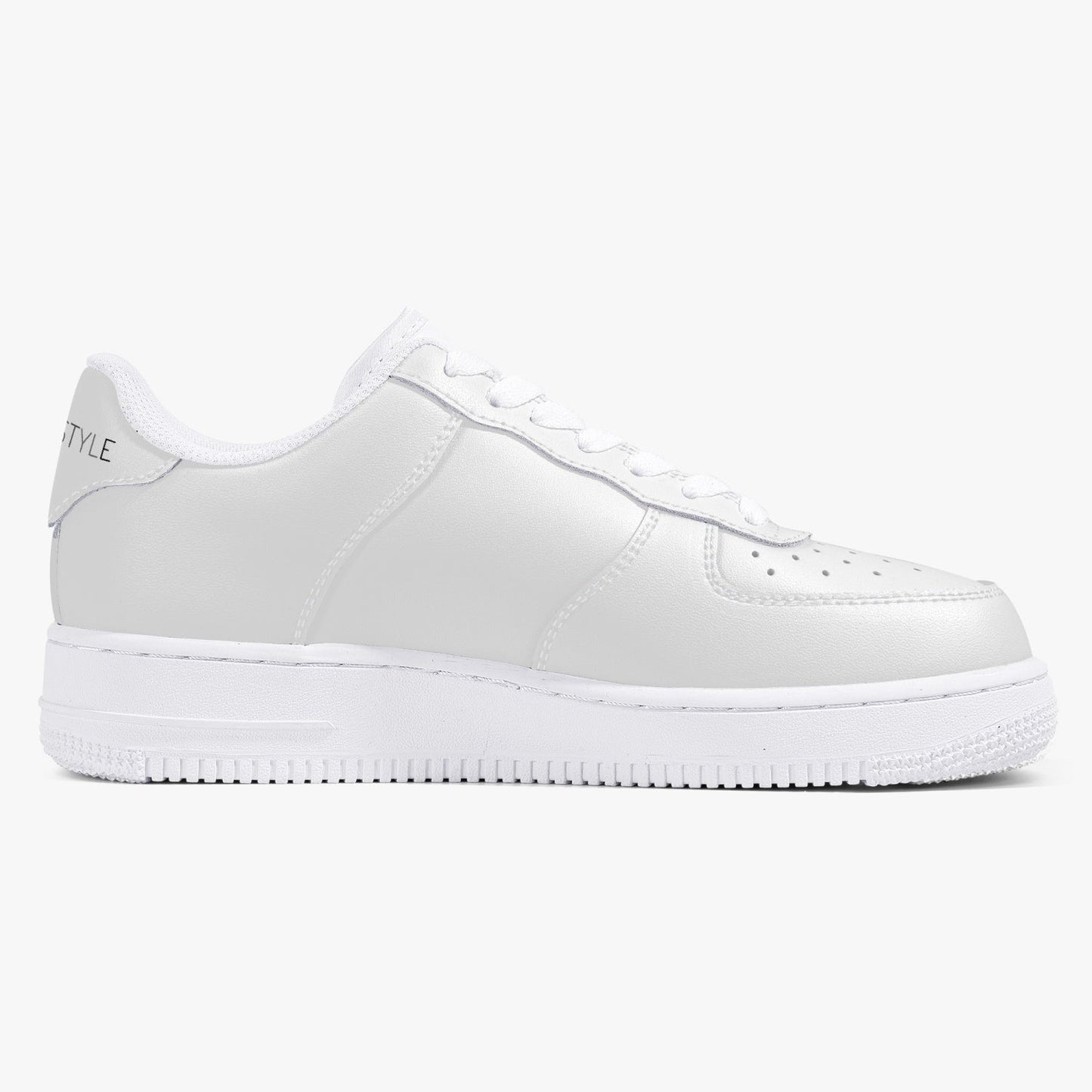 Top Leather Sports Women Sneakers - White