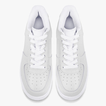 Top Leather Sports Women Sneakers - White