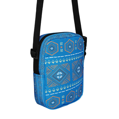 Decoration Utility crossbody Ocean Boat Blue bag