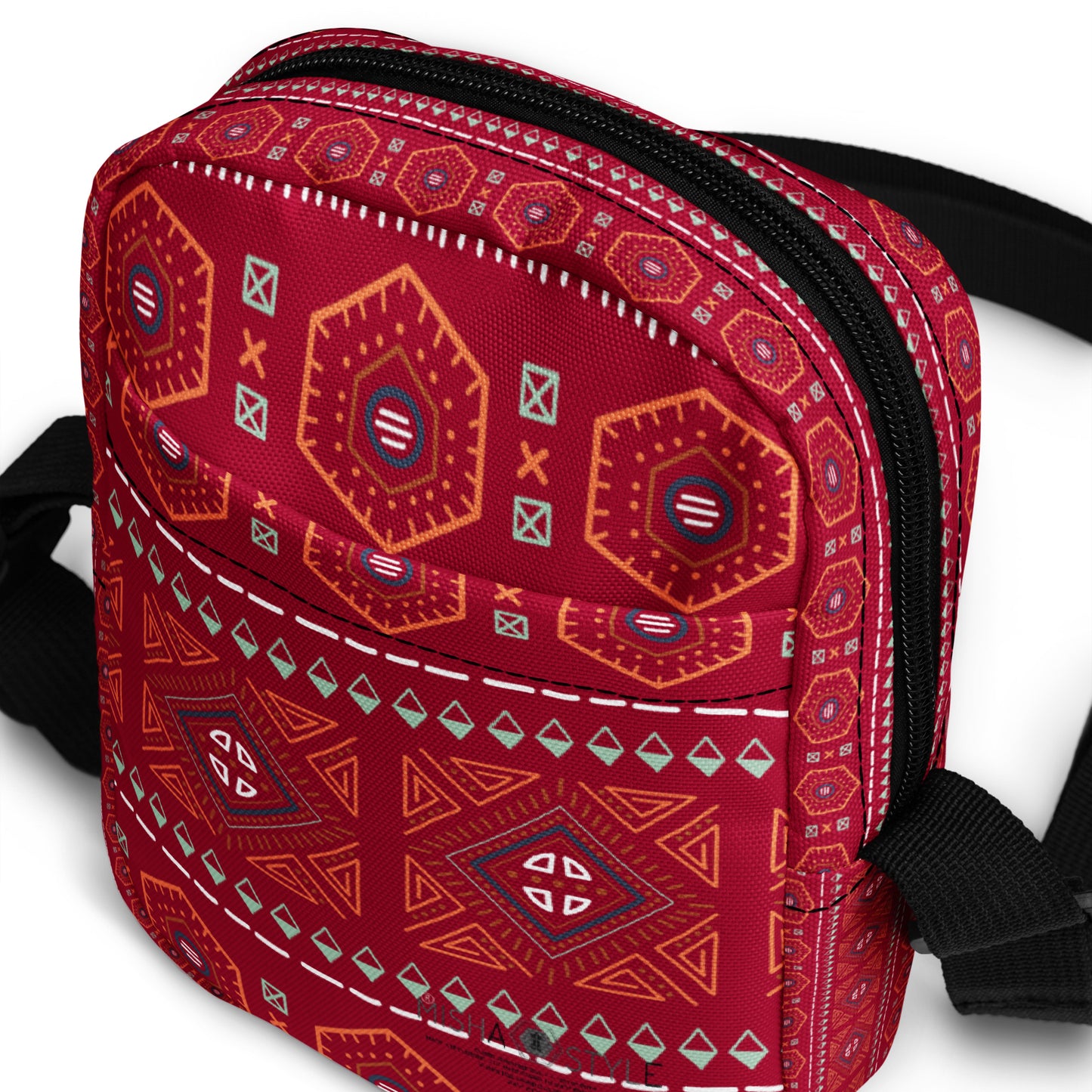 Decoration Utility crossbody Alabama Crimson bag