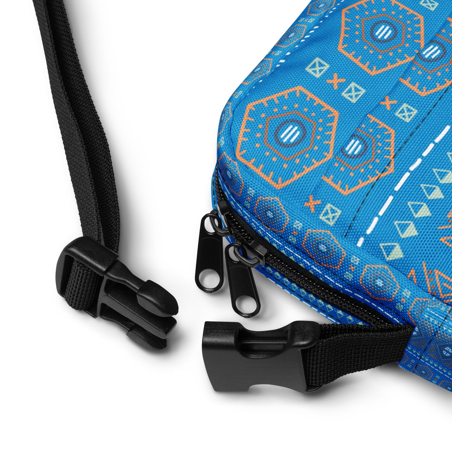 Decoration Utility crossbody Ocean Boat Blue bag