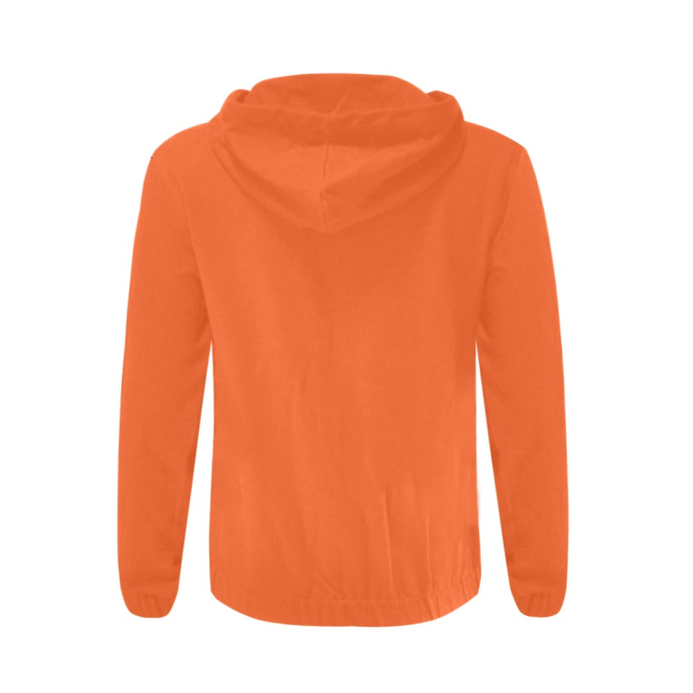 Classic Zip Orange Hoodie