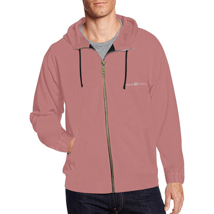 Classic Zip IndianRed Hoodie